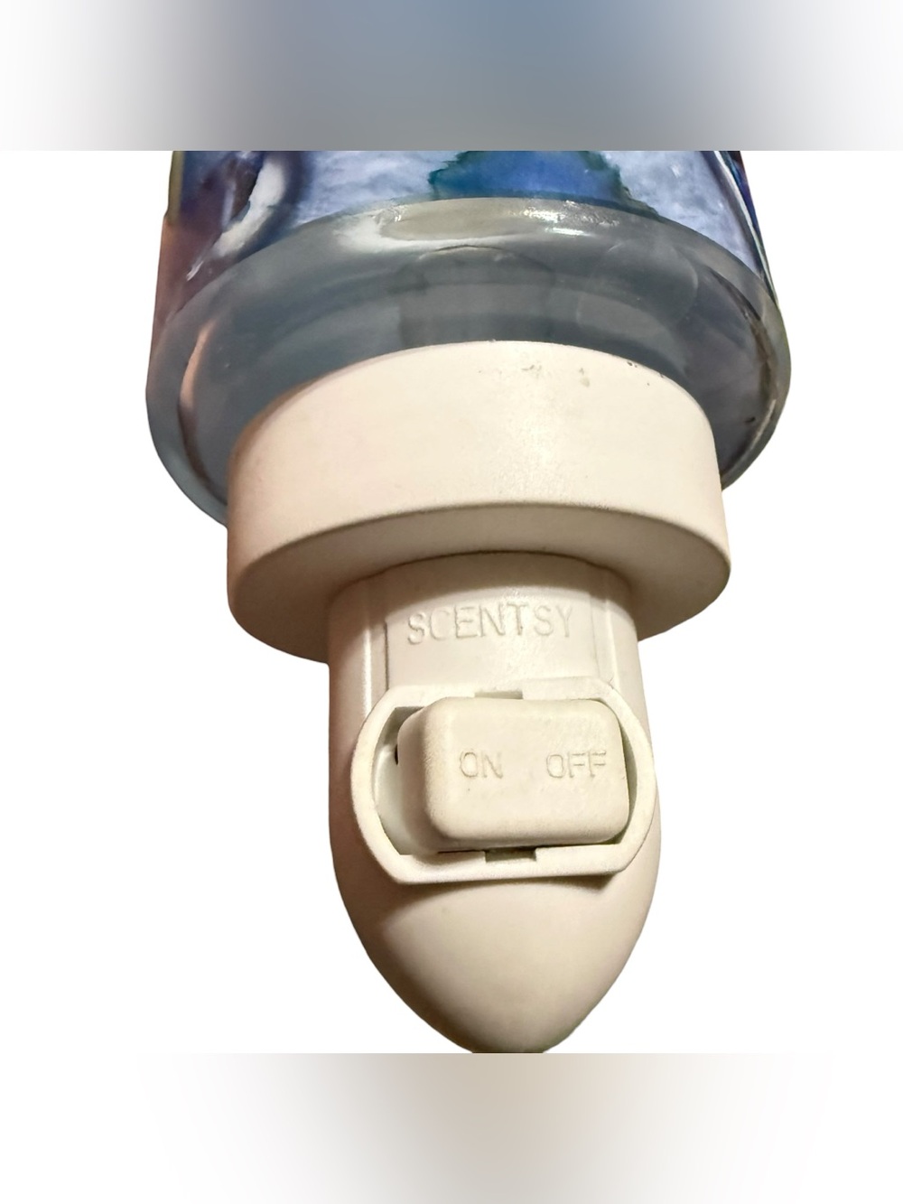 Scentsy Blue Agate Mini Warmer Plug In Zen Geode Cobalt Color - Picture 6 of 6
